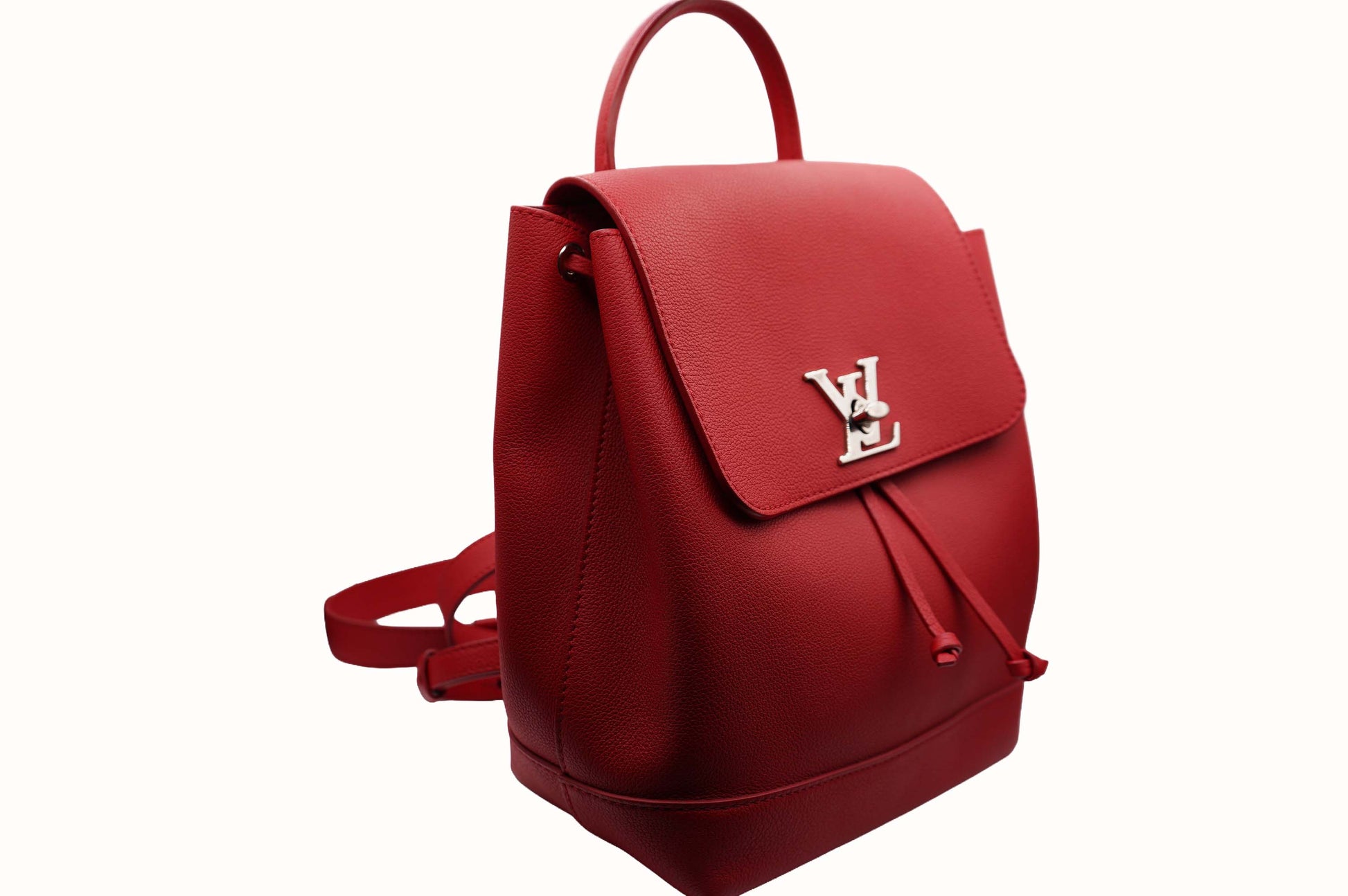 Louis Vuitton Red Leather Backpack – Lé Luxe Boutique