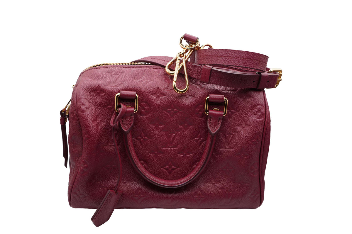 Louis Vuitton Speedy 25 Burgundy