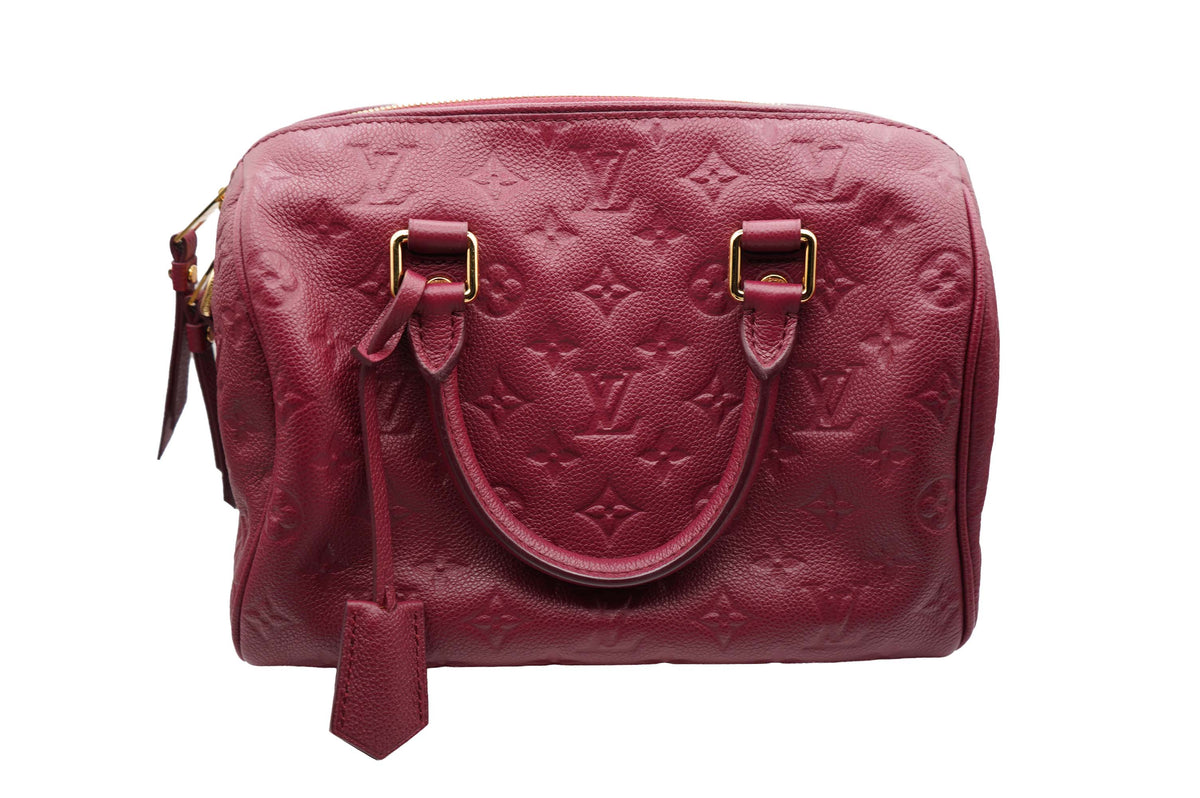 Louis Vuitton Speedy 25 Burgundy