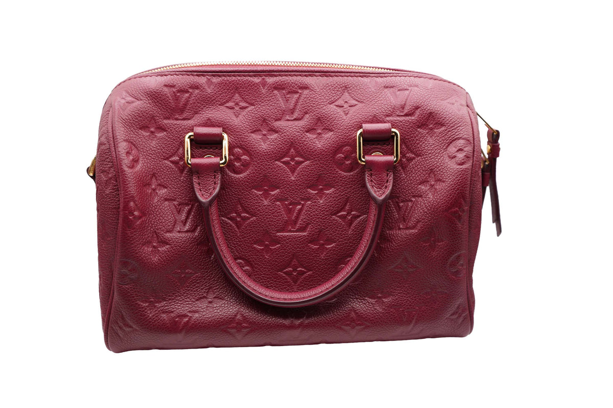 Louis Vuitton Speedy 25 Burgundy