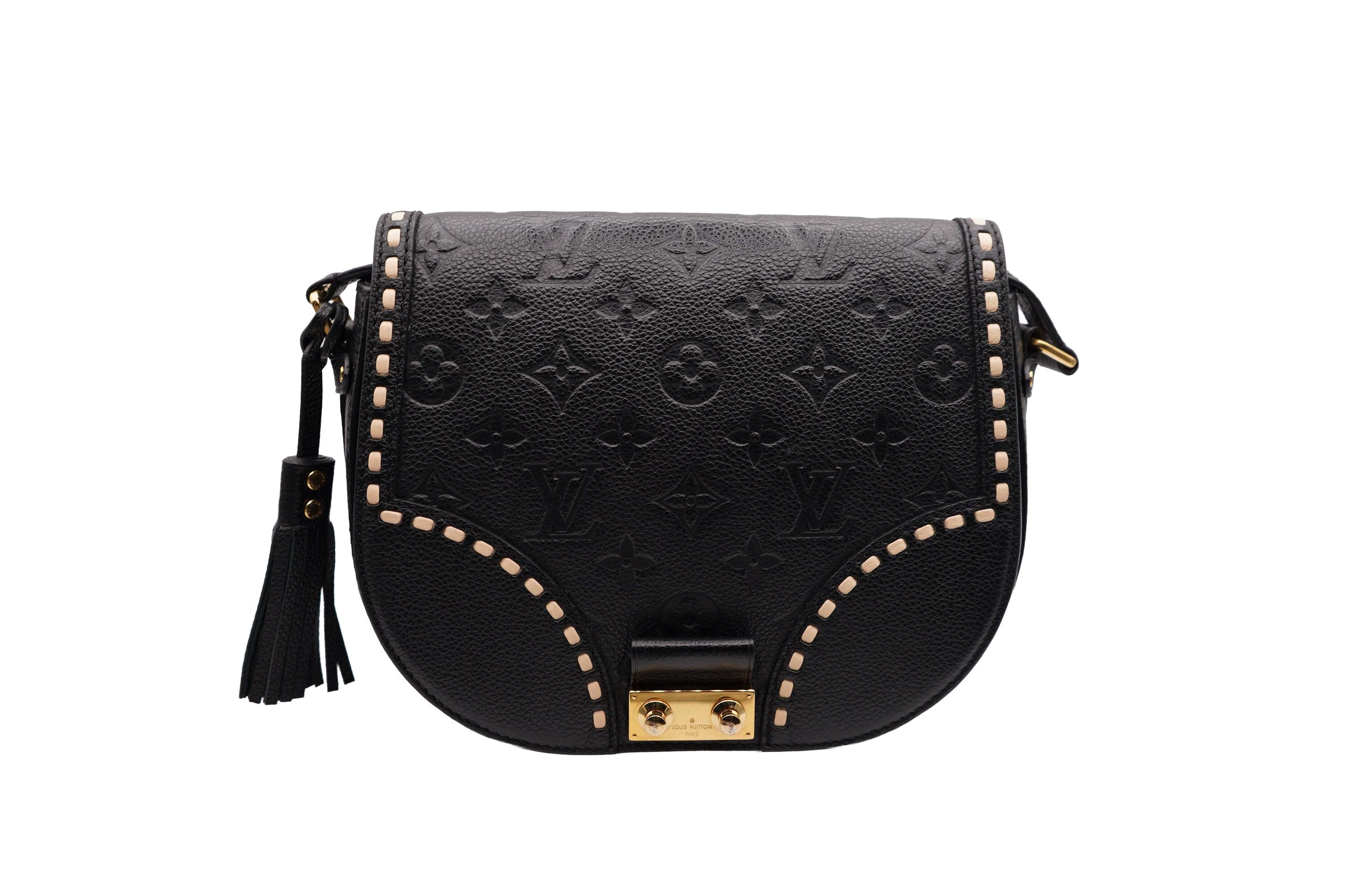 Louis Vuitton Junot Empreinte Leather Whipstitch Crossbody